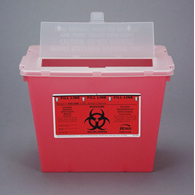 Bemis Sentinel Bemis Healthcare 102 030-Bemis Sentinel Sharps Container, 2 gal, 8-5/8 x 11-5/8 x 7-3/4 in, Trash (EA/1)